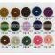 fashion colorful fuzz planting woolen overcoat button