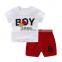 Baby Boys Sets Summer, Girls Clothes Sets Short Sleeve T-shirt+Short Pants Cotton Sports Suits Cartoon Shark Children Clothing/