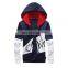 Wholesale custom spring and autumn men's sweater suit cardigan hooded sports slim baseball uniform casual jogging jacket