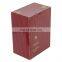 Foldable Cardboard Paper Bottle Wine Packaging Box with PVC Window Spirit Pack Carton with Plastic Handle