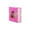 Nice pink color paper gift box for Valentine's Day with heart shape clear window