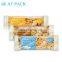 Custom printed snack food candy bar packaging bags
