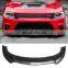 Honghang Factory Manufacture Gloss Black Widebody Front Lip Spoiler Fits For Dodge Charger 2015-2021 Front Bumper Lip Splitter