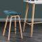 Bar Stool Tall Home Antique Industrial Vintage Rustic High Kitchen Chair Modern Cheap Furniture Wood Plastic Bar Stool With Back