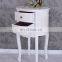 Vintage Bedside Table White Nightstand Shabby Chic Night Table Antique