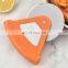 New Design Cheese Single Wheel Circle Triangle Rolling Wholesale Custom Plastic Pizza Cutter