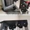 at home gym against the wall crossover cable machine lat pulldown functional trainer commercial life fitness gym equipment
