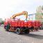 6.3 ton small crane truck with cargo box