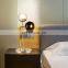 Luxury Modern Metal Bedroom LED Table Lamp Living Room Glass E14 Bulb Black Gold Modern Desk Light