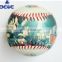 custom logo OEM printed colorful souvenir baseball gift souvenir personalized baseball ball for promotion