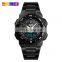 oem watch 1370 skmei relojes inteligentes mens gold watch digital analog wrist