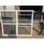China UPVC Vertical single glass popular grille design window  double hung windows
