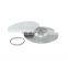 14 Inch Round Flat Top Aluminum Polished Air Cleaner Base Assembly Racecar Parts