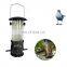 Garden Transparent Hanging Bird Feeder with Standing Pole
