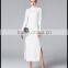 Long pullover split package hipknit sweater skirts for girls