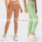 Top Selling Custom Good Quality High Waist No Front Seam Tiktok Best Peach Hip Leggings Pants Ladies Workout Gym Fitness Wear