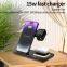 15W Wireless Charging Station Multifunctional 5 in 1 Portable Foldable Wireless Charger for Apple 12-15 Pro Max Series