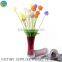 popular high quality clear glass vase bubble glass bottle vases flower