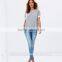 Women OEM service high quality blank t shirt 2016 hot sale women's clothing TS035