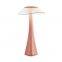 Led USB Rechargeable 3 colors Stepless dimming Table Lamp Room Reading Bedroom Touch Desk Lamp Decor Bar Atmosphere Night Lights