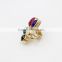 Hotting Sale Jewelry Ring With Colorful Resin Flower/Wedding Ring For Women