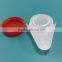 42mm industrial oil plastic screw caps with groove