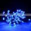Hot Selling 22m 200 LED Solar Powered LED Strip Lights for Outdoor, Gardens, Homes, Christmas Party Blue