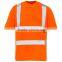 different colours adults 100% polyester road safety reflective security shirt