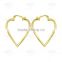 E1058 Wholesale Nickle Free Antiallergic White Real Gold Plated Earrings For Women New Fashion Jewelry