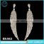 Angel Wings Light Weight Gold Earring Fancy Earring Designer Crystal Earring