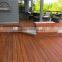 teak outdoor wood decking with U clip accessory