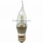 Good quality white/warm white AC85V-265V e12 b22 tail light led candle bulb