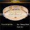 Modern Luxury 60W LED Crystal Ceiling mounted Light Bedroom LED Absorb Dome Lights