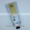 high-end looking single-layer cosmetic tube aluminum cap