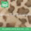 knitted 100% acrylic leopard print fabric, faux fur blanket fabric