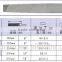 High carbon steel pointed mill file with different length