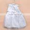 New arrival lovely dusty flower wholesale chiffon baby girl dresses