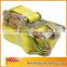 Shrink films package polyester material 50MM Cargo Lashing/2" cargo lashing belt 9 meters metal J hooks