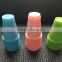 customerized disposable HIPS material American Black/Blue/Red/Yellow/Pink 12 colorful Party Cup&Plate