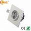 9W Square Brushed Black LED Ceiling Down Light