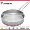 Silver Capsuled Bottom No Oil Fry Pan, Tri-Ply Stainless Steel Non Stick Fry Pan