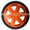 10/12 inch plastic wheel for garden cart, hand truck, generator