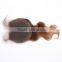 4x4 Virgin Brazilian Lace Closure Body Wave 3 Way Part Wavy Human Hair Lace Closures with Baby Hair Bleached Knots