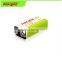 RENEW 6 Pack 9V 6F22 720mAh High Volume Lithium-ion Rechargeable 9 Volt Li-ion Batteries
