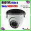 CCD sensor camera 1/3" Sony 960H Exview 800tvl sony effio-a varifocal 2.8-12mm lens vandalproof analog camera security system