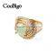 Fashion Jewelry Reseda Crystal Ring Women Wedding Party Show Gift Dresses Apparel Promotion Accessories