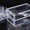 2 Drawer Acrylic Jewelry and Cosmetic Storage Display Box Acrylic Makeup Box