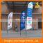 2016 Promotional custom advertising swooper flag advertising flag pole feather banner flag with dye sublimation