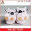 custom made kids indoor slippers children plush animal slippers nice design cute doll plush slippers