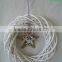 wicker wreath with stars and ribbon for christmas (S38-5091-35S)